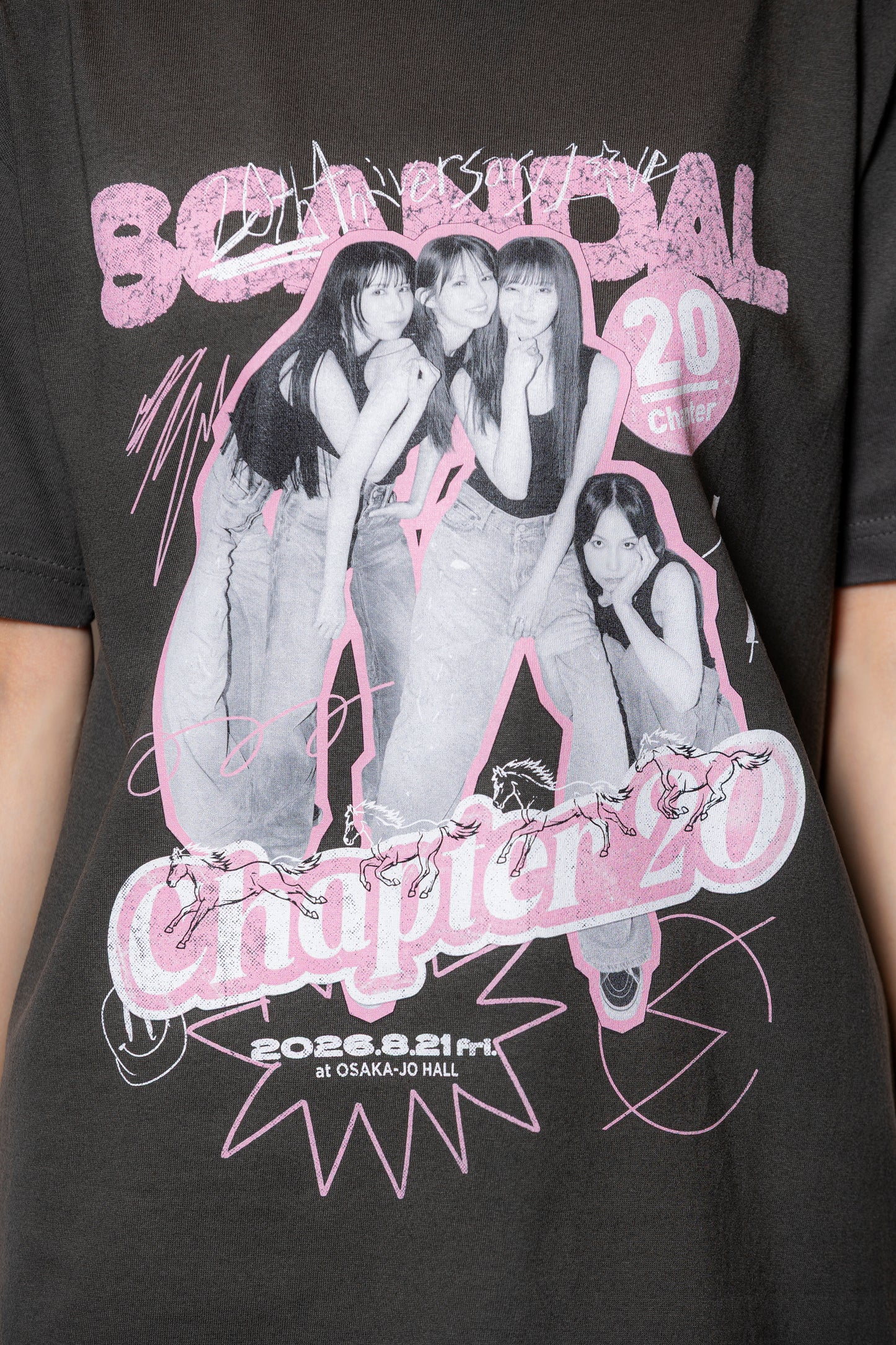 SCAちゃんTシャツ SUMI×PINK
