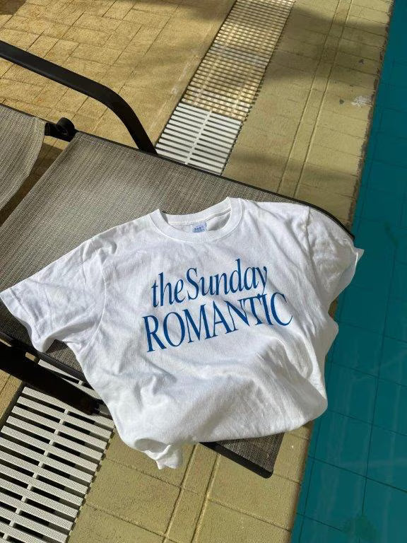 THE SUNDAY ROMANTIC TEE WHITE