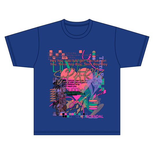 LOVE, SPARK, JOY! Tシャツ BLUE