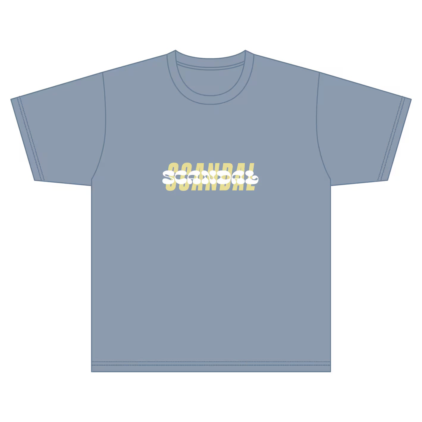 SCANDAL Tシャツ 2025 ACID BLUE