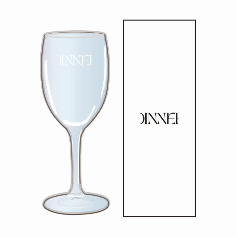 DINNER SHOW Wine glass