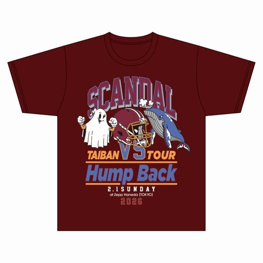 対バンツアー Tシャツ 2026 BURGUNDY
