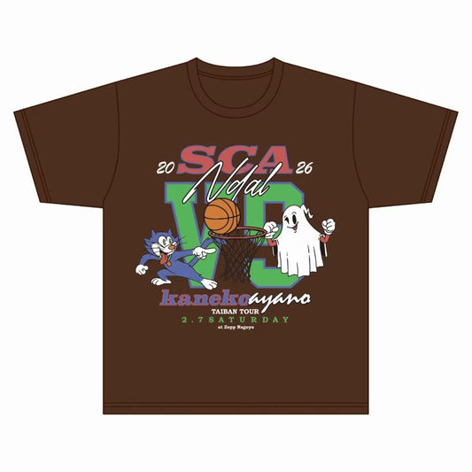 対バンツアー Tシャツ 2026 BROWN