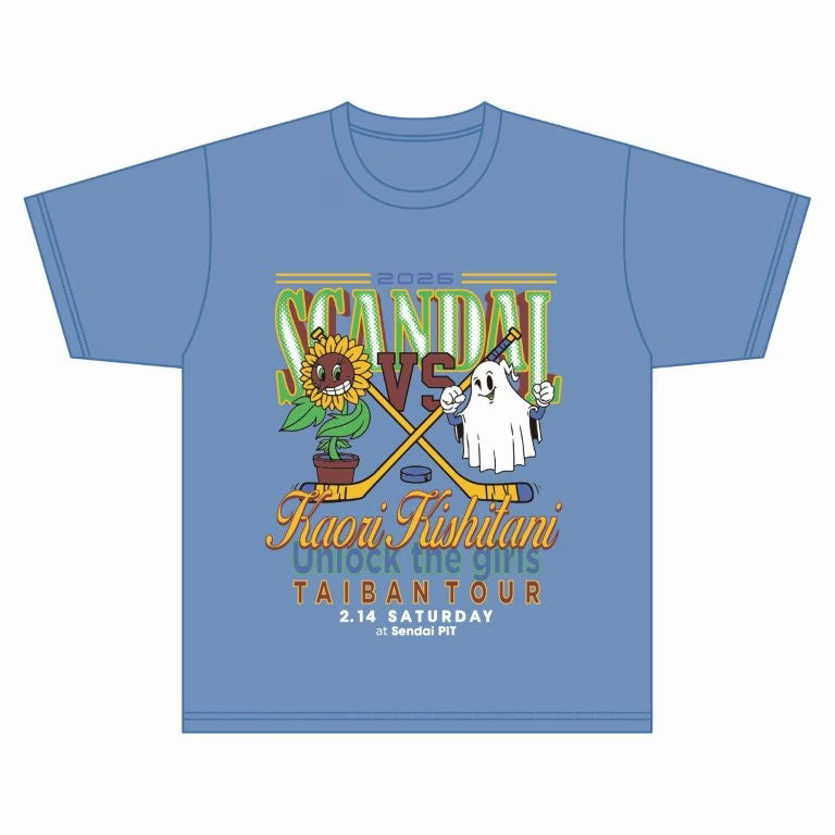 対バンツアー Tシャツ 2026 SAXE BLUE