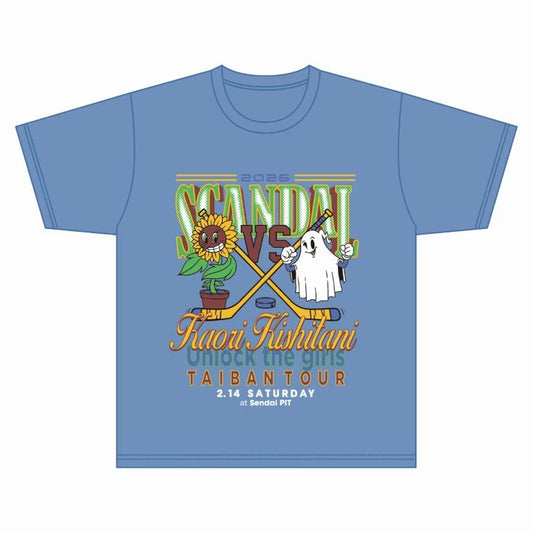 対バンツアー Tシャツ 2026 SAXE BLUE