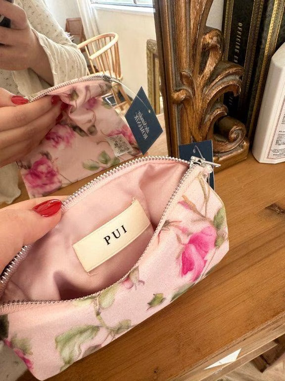 VINTAGE FLOWER POUCH SET