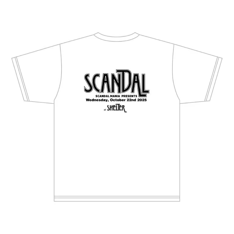 SCANDAL 【受注生産商品】MANIA Tｼｬﾂ SHELTER ver. WHITE