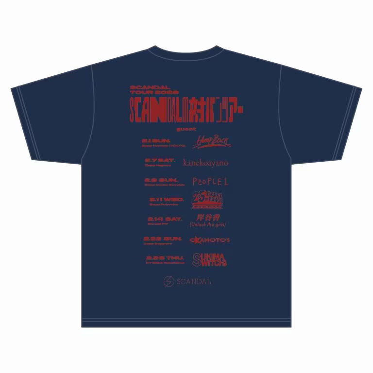 対バンツアー Tシャツ 2026 INDIGO