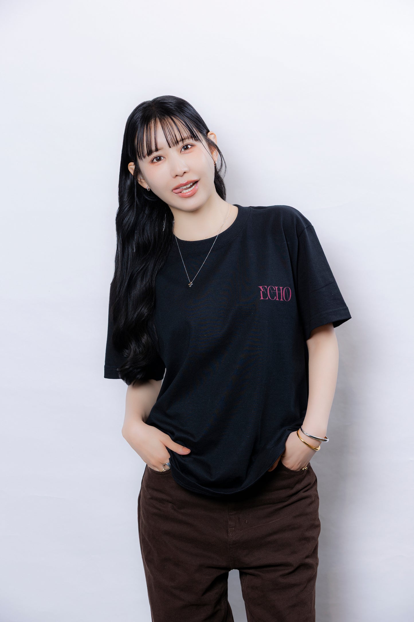 ECHO Tシャツ　BLACK【MANIA】