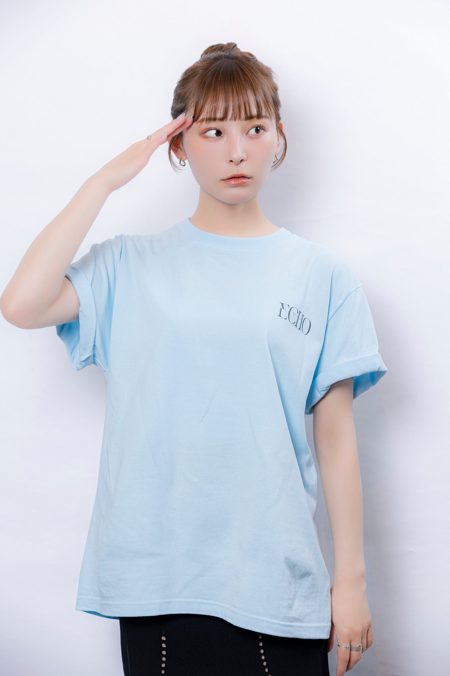 ECHO Tシャツ LIGHT BLUE