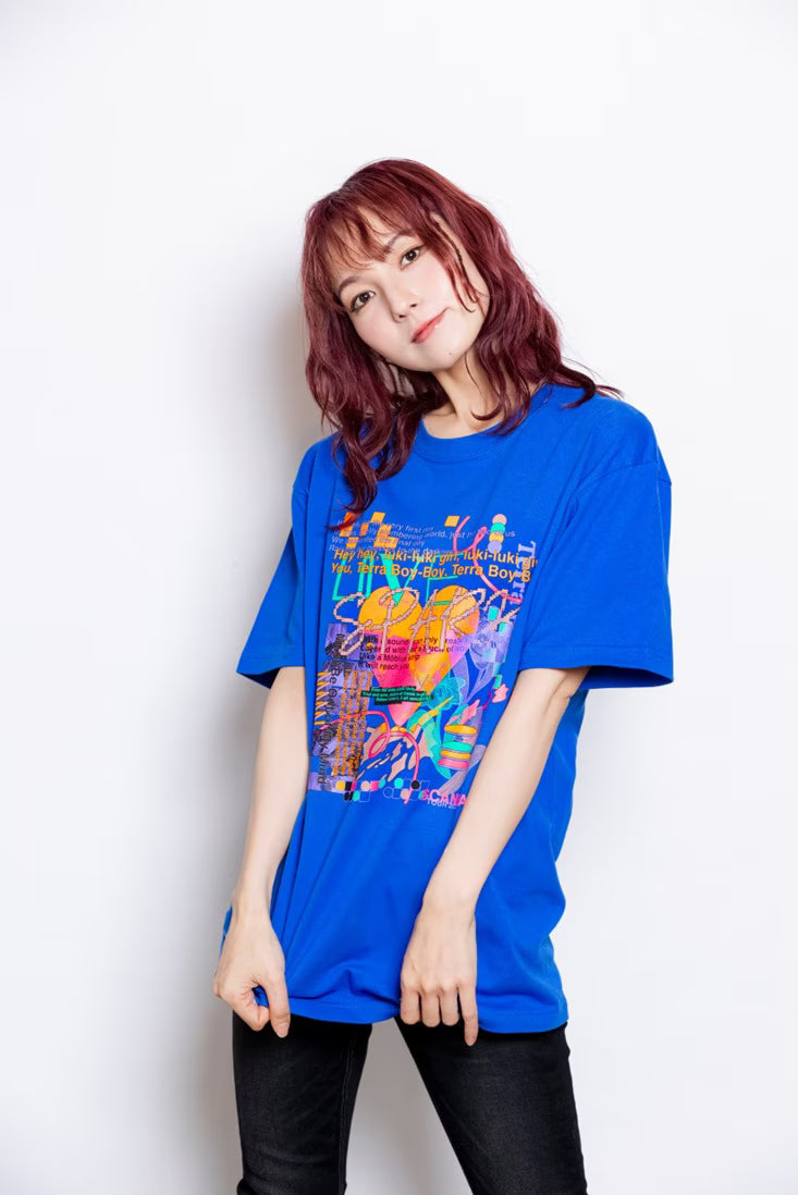 LOVE, SPARK, JOY! Tシャツ BLUE