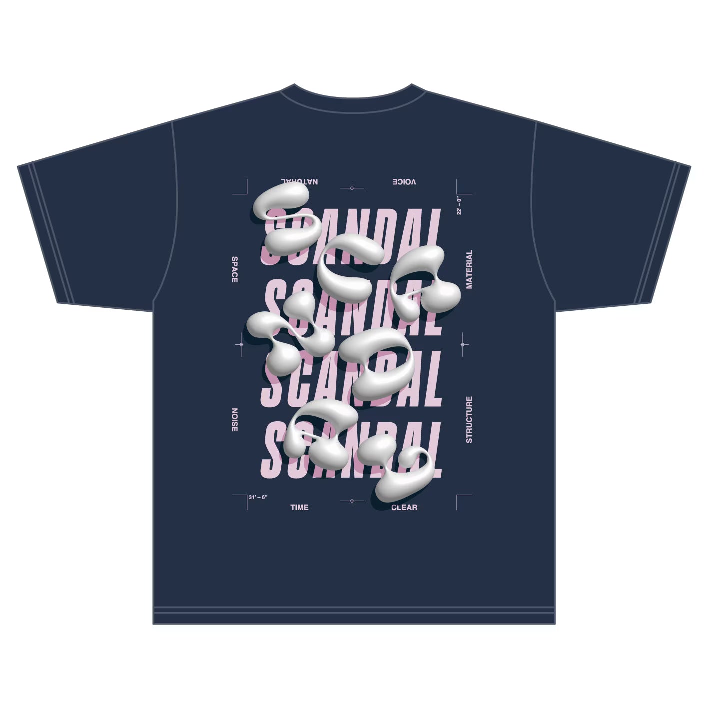 SCANDAL Tシャツ 2025 NAVY