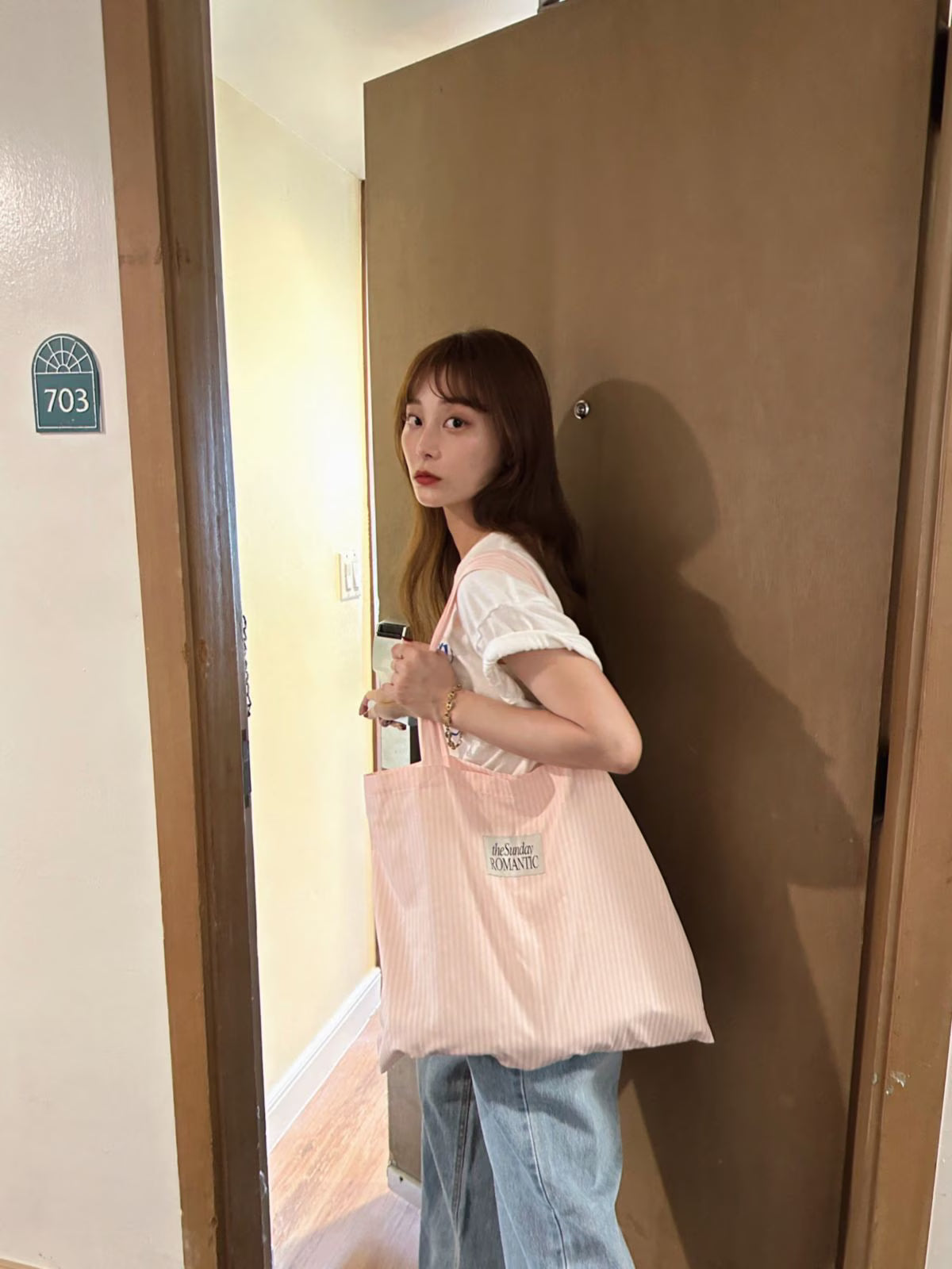 STRIPE TOTE BAG