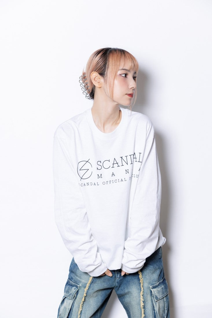 MANIA ロンT WHITE