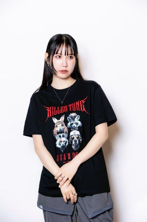 真夏のキラーチューン祭り Tシャツ BLACK