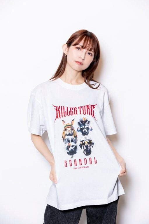 真夏のキラーチューン祭り Tシャツ WHITE