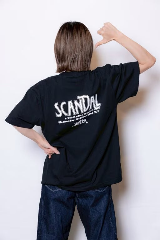 SCANDAL 【受注生産商品】MANIA Tｼｬﾂ SHELTER ver. BLACK