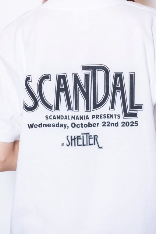 SCANDAL 【受注生産商品】MANIA Tｼｬﾂ SHELTER ver. WHITE