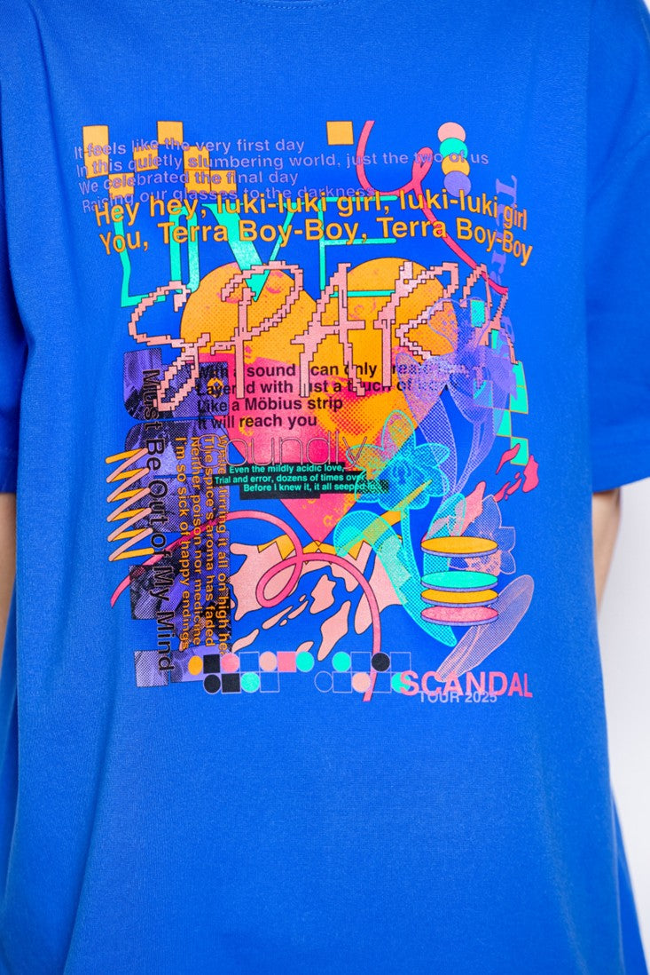 LOVE, SPARK, JOY! Tシャツ BLUE