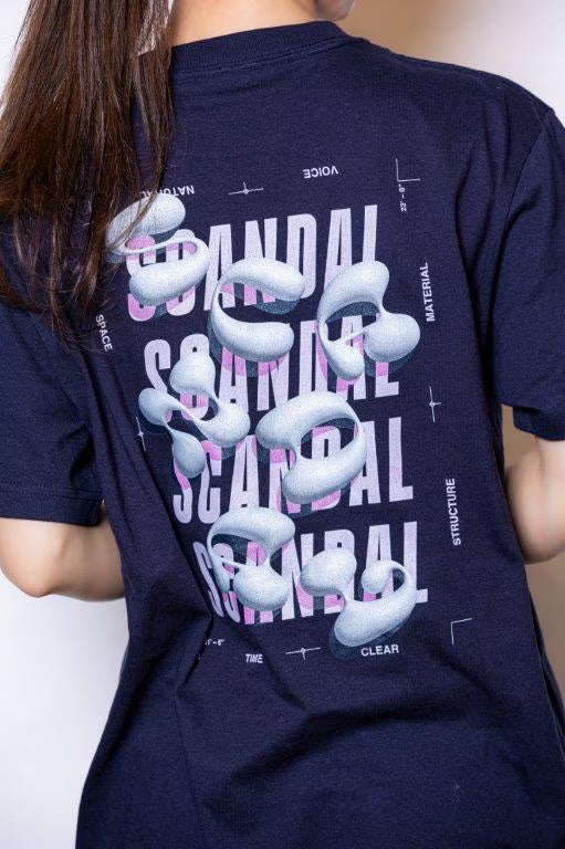 SCANDAL Tシャツ 2025 NAVY