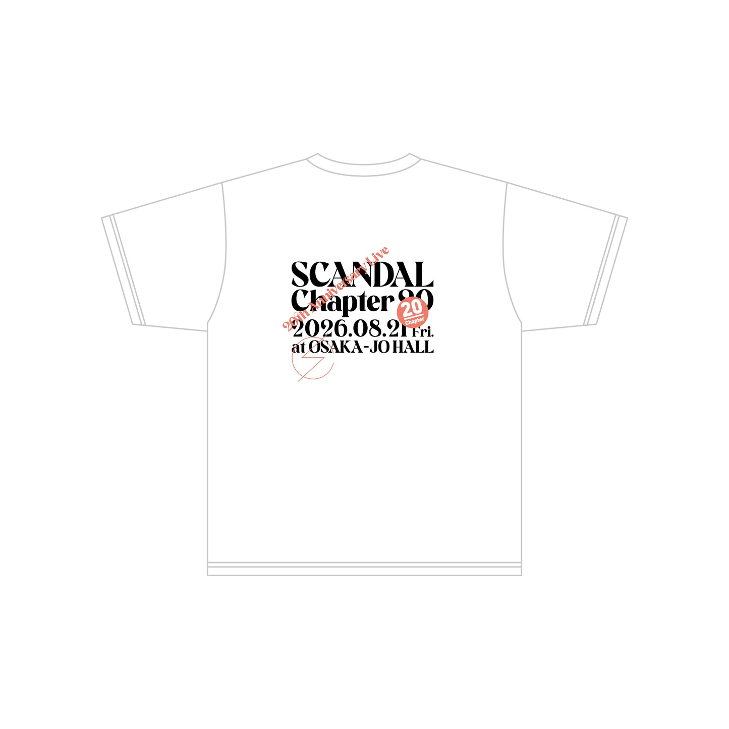 Chapter20 Tシャツ WHITE