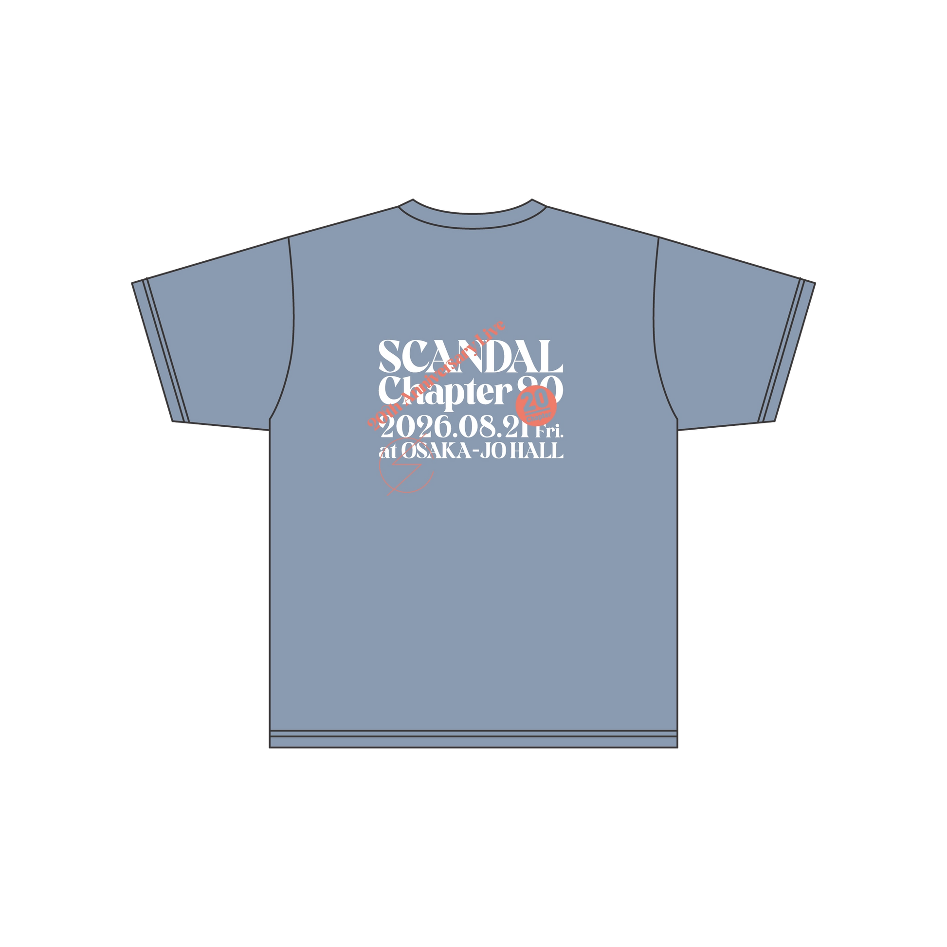 Chapter20 Tシャツ ACID BLUE – SCANDAL ONLINE STORE