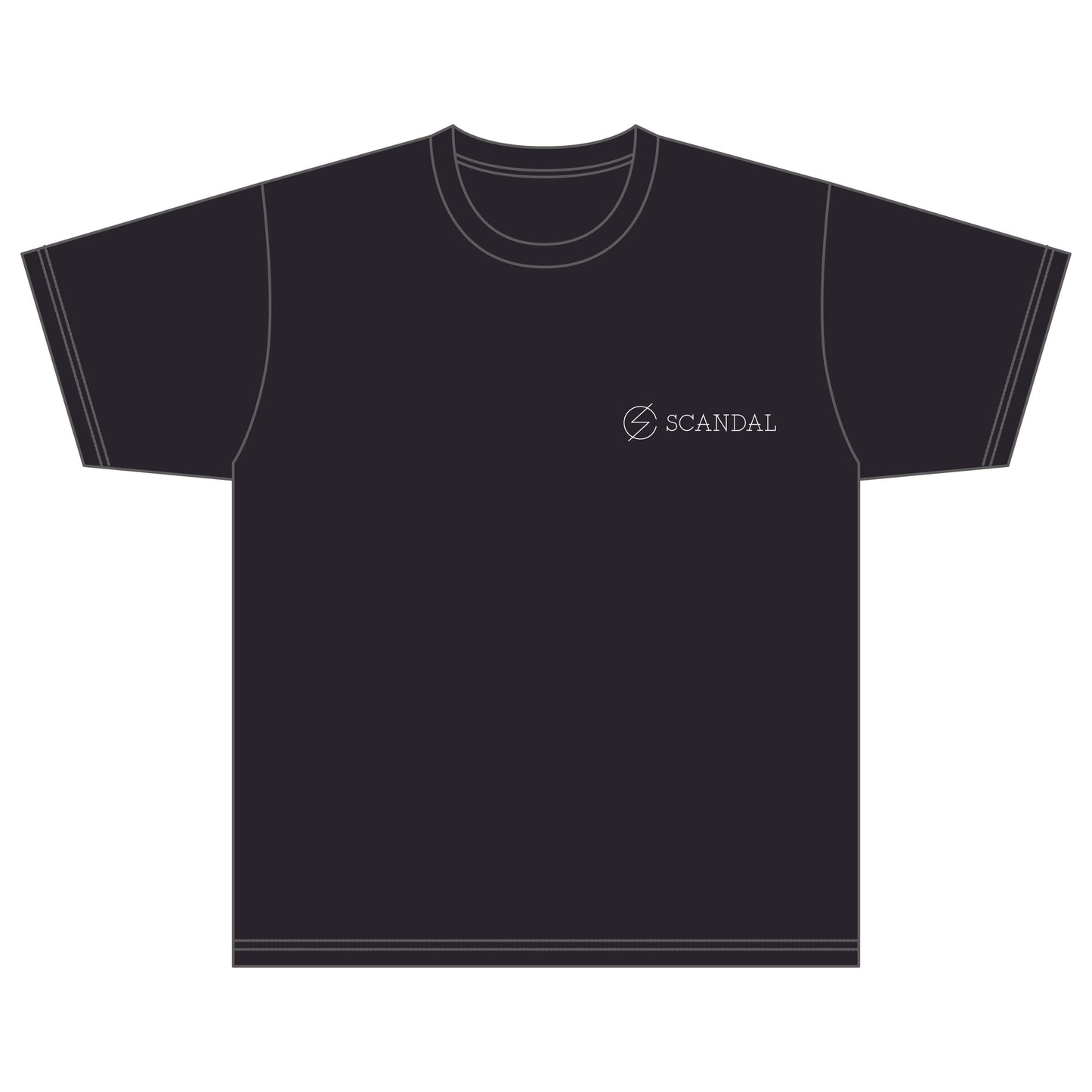 SCANDAL ロゴTシャツ 2026 BLACK