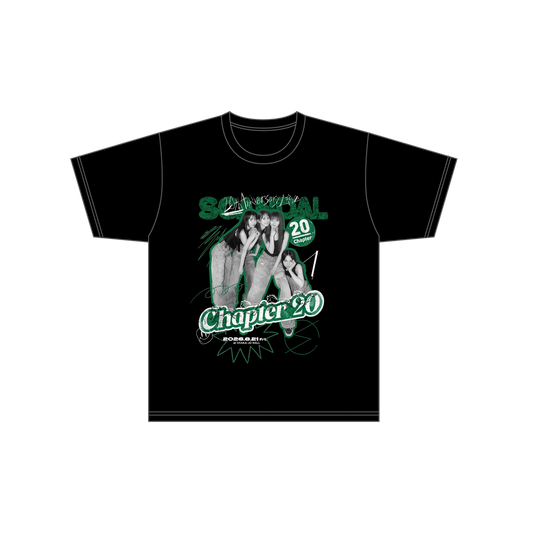 SCAちゃんTシャツ BLACK×GREEN