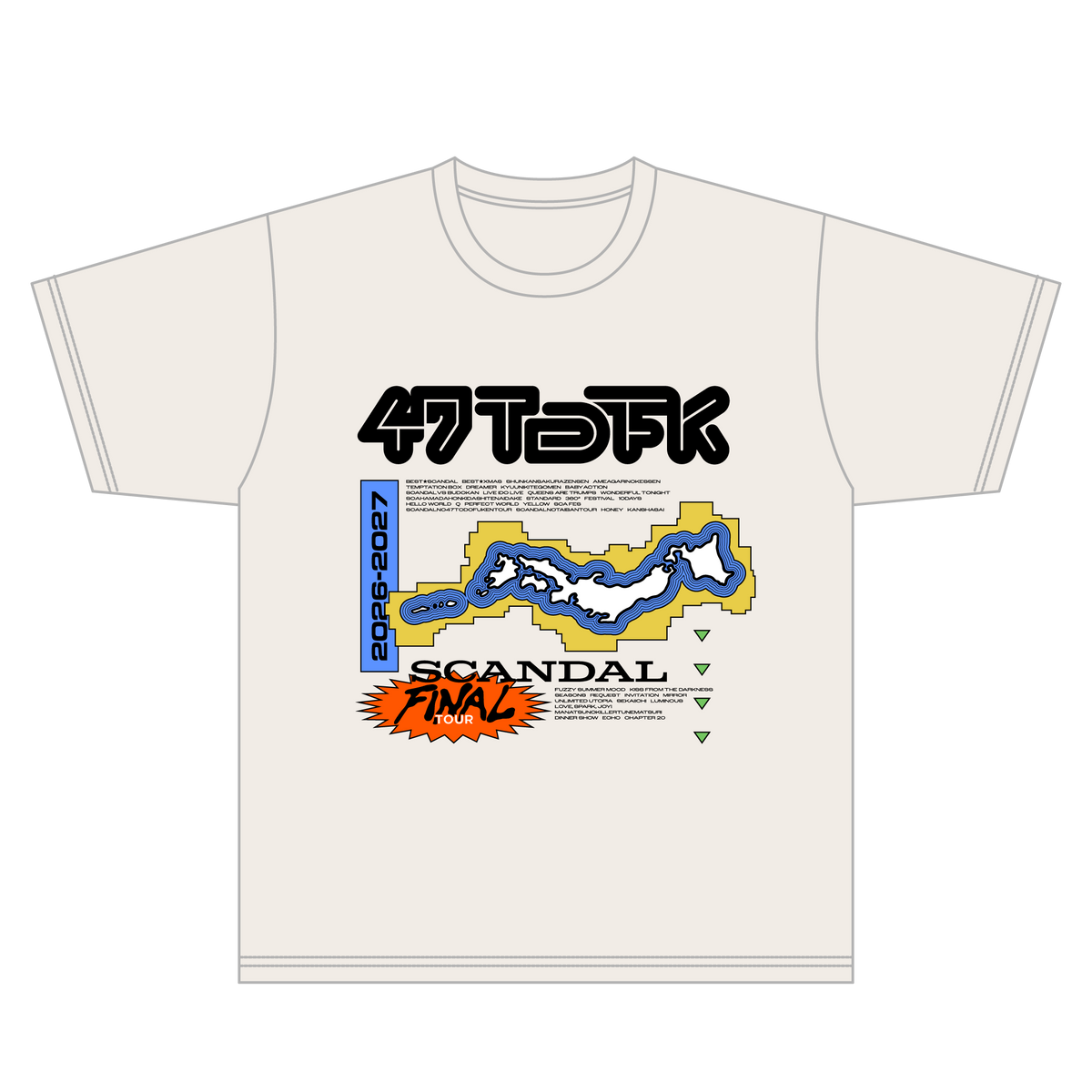47Tシャツ VANILLA WHITE（MANIA限定）