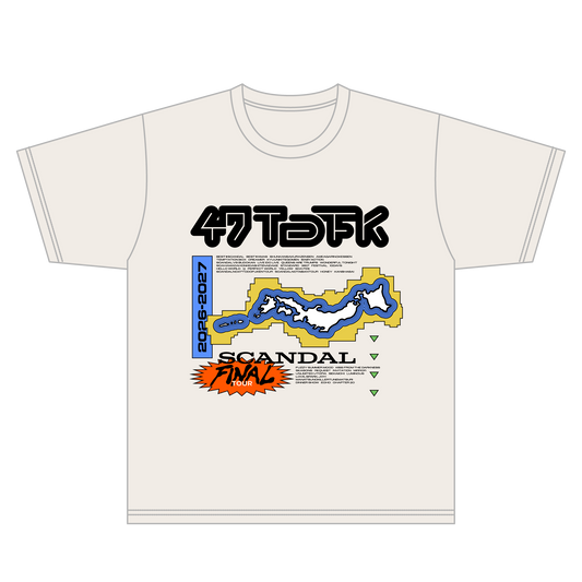 47Tシャツ VANILLA WHITE（MANIA限定）