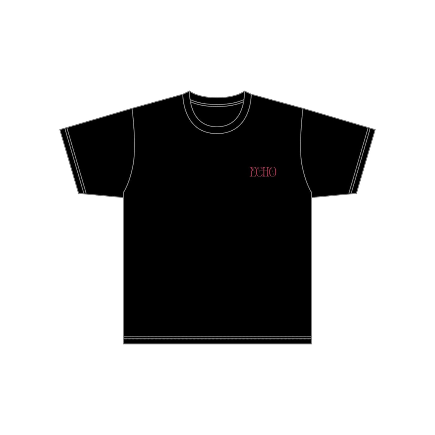 ECHO Tシャツ　BLACK【MANIA】
