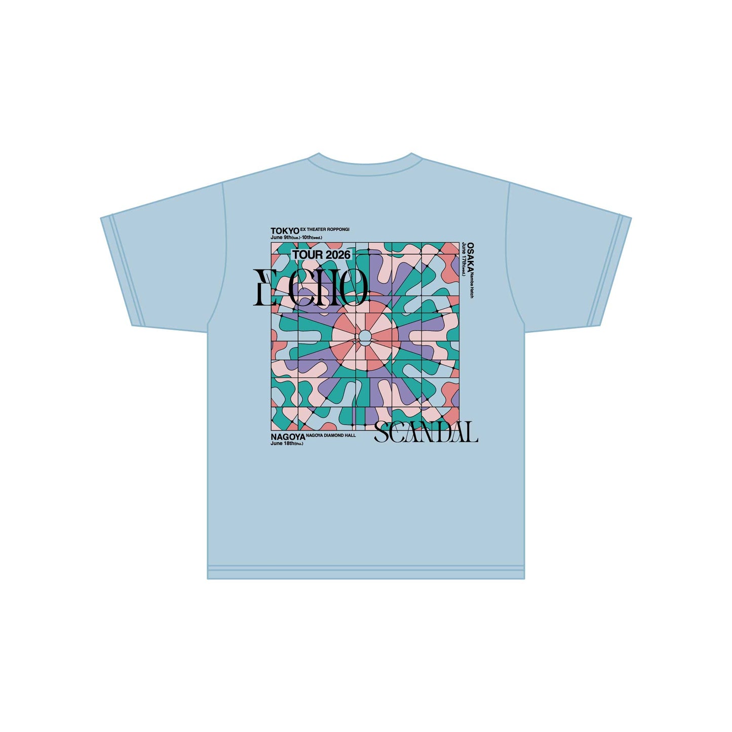 ECHO Tシャツ LIGHT BLUE